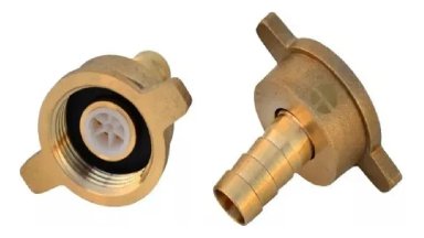 UNION ADAPTADOR METALICO MANGUERA 1/2 PARA LLAVE 3/4 TAUMM - 1