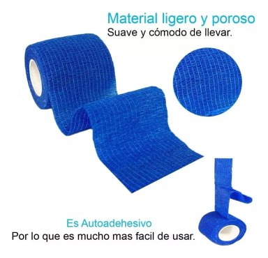 VENDA ELÁSTICA COBAN AUTOADHERIBLE DE 5 CM X 4.5 M, (UNIDAD) - 3