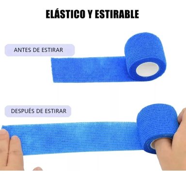VENDA ELÁSTICA COBAN AUTOADHERIBLE DE 5 CM X 4.5 M, (UNIDAD) - 4