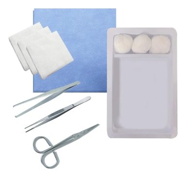 KIT DE CURACIÓN DESECHABLE N°1 CRANBERRY 5 UNIDADES - 2
