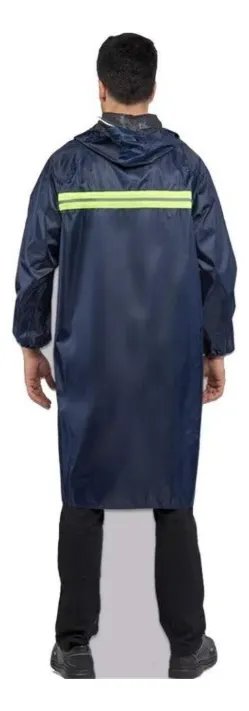 PONCHO LLUVIA LARGO CAPA PARA LA LLUVIA AGUA CHUBASQUERO PVC - 3