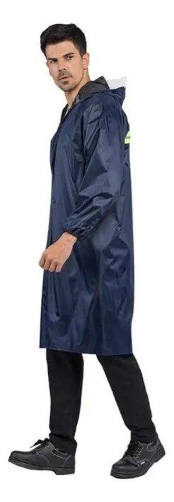 PONCHO LLUVIA LARGO CAPA PARA LA LLUVIA AGUA CHUBASQUERO PVC - 5