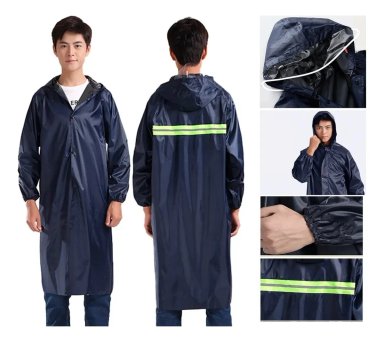 PONCHO LLUVIA LARGO CAPA PARA LA LLUVIA CHUBASQUERO PVC X 10 - 2