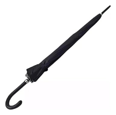 MARIN 14 VARILLAS PARAGUAS LLUVIA GRANDE EJECUTIVO CON PROTECCION UV COLOR NEGRO - 3