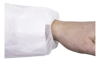 COTONA VISITA BLANCO TELA CON VELCRO CLEANCARRIER 10 UNID - 2