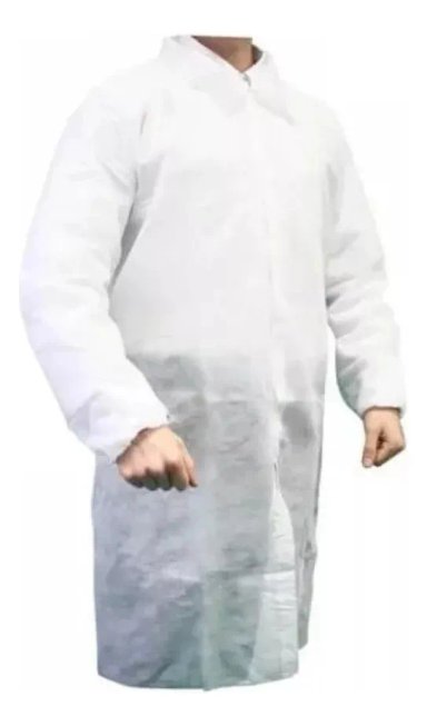 COTONA VISITA BLANCO TELA CON VELCRO CLEANCARRIER 10 UNID - 3