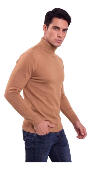 SWEATER TEJIDO HOMBRE CUELLO SUBIDO BEATLE 096 - 2