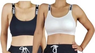 PACK 2 SOSTEN TOP ELASTICADO MUJER DEPORTIVO SUAVE 888 - 1