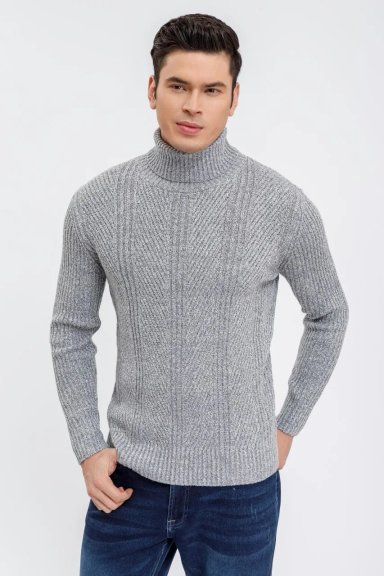 SWEATER LANA HOMBRE CUELLO SUBIDO BEATLE EXCELENTE CALIDAD 118 - 1