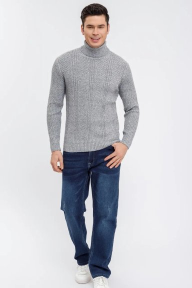 SWEATER LANA HOMBRE CUELLO SUBIDO BEATLE EXCELENTE CALIDAD 118 - 3