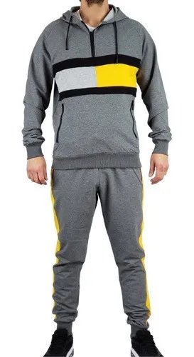 CONJUNTO DEPORTIVO HOMBRE 100 ALGODÓN BUZO JOGGER Y POLERON 188 - 1