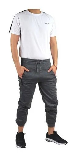 PAKC 3 PANTALON BUZO HOMBRE ALGODON JOGGER DEPORTIVO OFERTA! 952 - 9