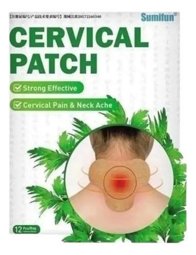 PACK 48 PARCHES  ELIMINA DOLOR CERVICAL, CUELLO, HOMBRE 808 - 1