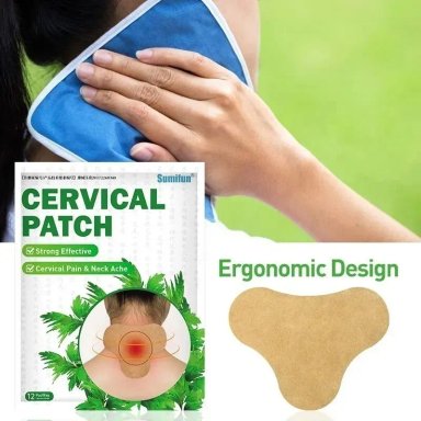 PACK 48 PARCHES  ELIMINA DOLOR CERVICAL, CUELLO, HOMBRE 808 - 5