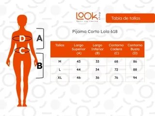 PIJAMA CORTO LOLA JUVENIL. CONJUNTO SHORT Y POLERA MUJER. 618 - 3