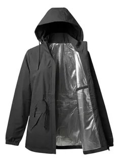 CORTA VIENTO MUJER PARKA LIVIANA PREMIUM CHAQUETA GORRO IMPE H2 - 6