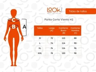 CORTA VIENTO MUJER PARKA LIVIANA PREMIUM CHAQUETA GORRO IMPE H2 - 7