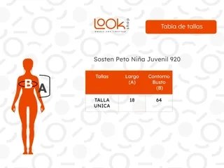 PACK 2 SOSTEN PETO. NIÑA JUVENIL.ALGODON CON RELLENO 920 - 2