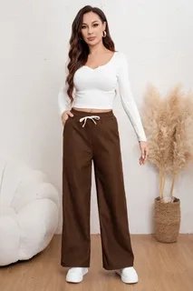 PANTALON MUJER RECTO TIRO ALTO. WIDE. COLORES 115 - 2
