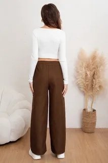 PANTALON MUJER RECTO TIRO ALTO. WIDE. COLORES 115 - 5