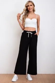 PANTALON MUJER RECTO TIRO ALTO. WIDE. COLORES 115 - 5