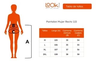 PANTALON MUJER RECTO TIRO ALTO. WIDE. COLORES 115 - 8