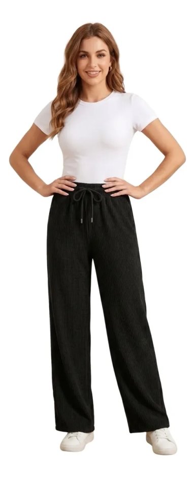 PANTALON MUJER RECTO, BUZO JOGGER VERSATIL, INTERIOR POLAR 0004 - 1
