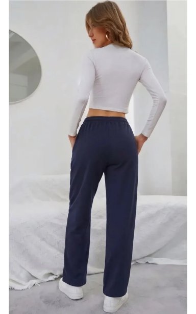 PANTALON BUZO MUJER RECTO SLIM FORRO POLAR 676 - 5