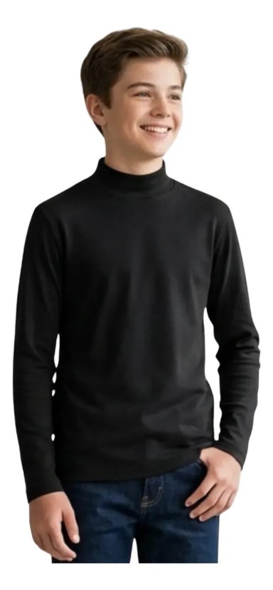 CAMISETA BEATLE HOMBRE JUVENIL. ALGODON MANGA LARGA 9670 - 1