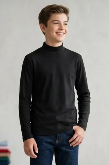 CAMISETA BEATLE HOMBRE JUVENIL. ALGODON MANGA LARGA 9670 - 4