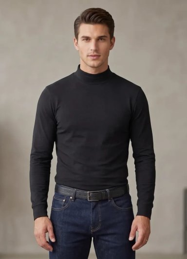 CAMISETA BEATLE HOMBRE JUVENIL. ALGODON MANGA LARGA 6516 - 4