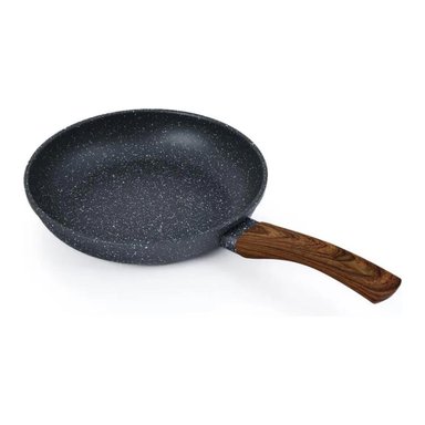 SARTEN DE INDUCCION ANTIADHERENTE 20CM CON MANGO DE MADERA - 1