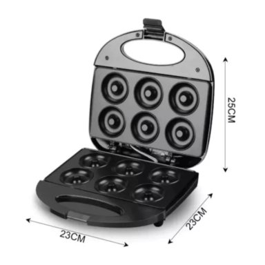 MAQUINA DE DONAS 6 MINI DONAS 850W ANTIADHERENTE R588 - 3