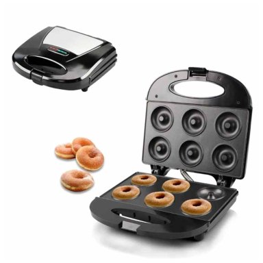 MAQUINA DE DONAS 6 MINI DONAS 850W ANTIADHERENTE R256 - 1