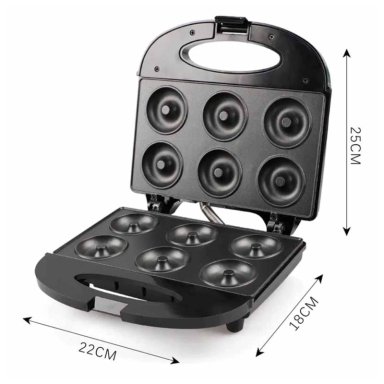 MAQUINA DE DONAS 6 MINI DONAS 850W ANTIADHERENTE R256 - 3