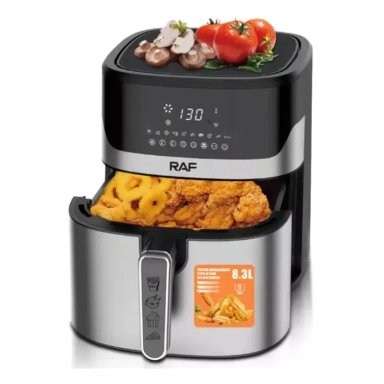 FREIDORA DE AIRE AIR FRYER 8300ML BASCULA GRAMERA R5375 RAF - 1