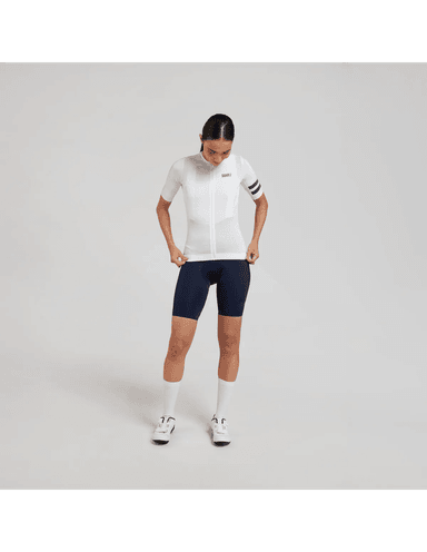TRICOTA CAMISETA CICLISMO MUJER SOLID CHALK W - 1
