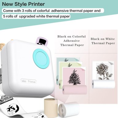 MINI IMPRESORA KOHCHI PORTATIL BLUETOOTH RECARGABLE LAU - 3