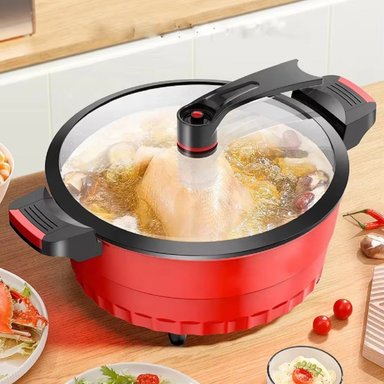 OLLA CALEFACCIÓN MULTIFUNCIONAL 8L 1350W VERSATIL COCINA LAU - 8