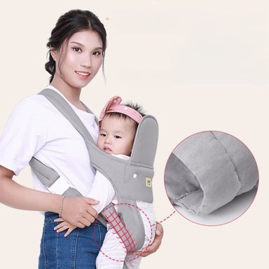 PORTABEBE ERGONOMICO 3 EN 1 AJUSTABLE SOPORTE LAU - 7