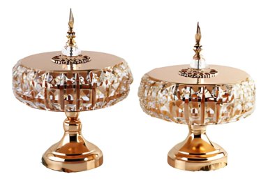 SET 2 FRASCOS ALMACENAMIENTO DECORATIVO MULTIFUNCIONAL JHN - 1