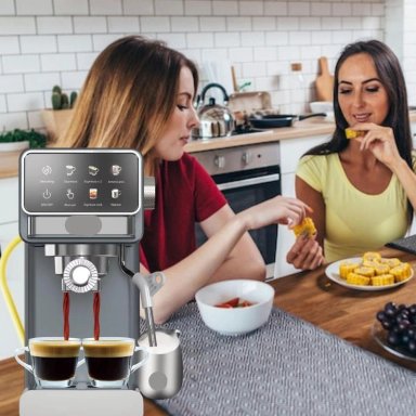 CAFETERA EXPRESO SEMIAUTOMATICA INTELIGENTE CAFE  HOGAR LAU - 10