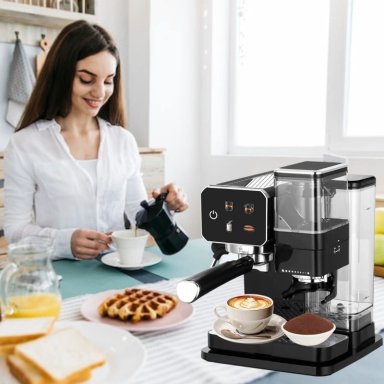 CAFETERA EXPRESO AUTOMATICA MOLINILLO ESPUMADOR LAU - 3