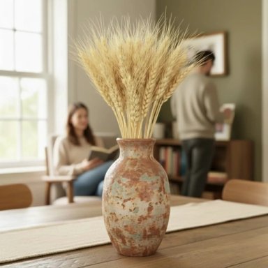 RAMO ESPIGAS SECAS NATURALES DECORACION ESTILO NORDICO AJ - 4
