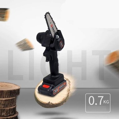 MOTOSIERRA PORTÁTIL INALÁMBRICA 24V ELÉCTRICA 4 PULGADAS JHN - 5