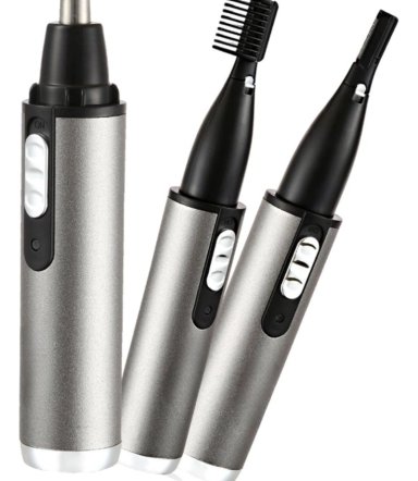 AFEITADORA 3EN1 NARIZ OREJAS BARBA RECARGABLE RESISTENTE LAU - 3