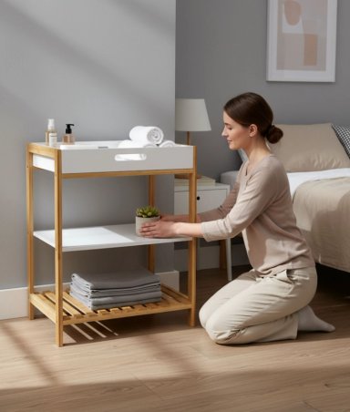 ESTANTE MULTIFUNCIONAL MODERNO DECORATIVO ORGANIZADOR JHN - 4