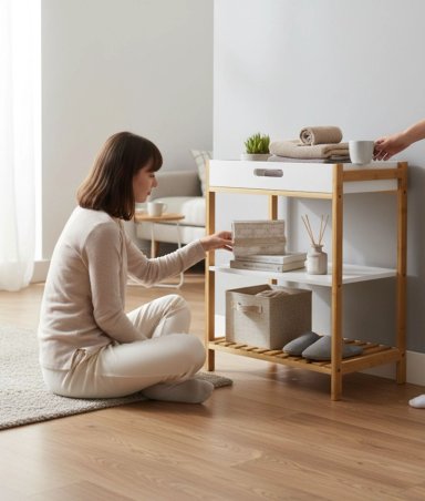 ESTANTE MULTIFUNCIONAL MODERNO DECORATIVO ORGANIZADOR JHN - 6