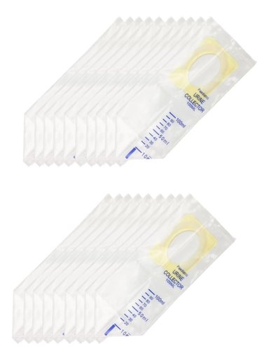 PACK 100 UNDS BOLSA RECOLECTOR ORINA PEDIATRICO 100ML LAU - 6