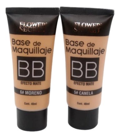 SET 3 BASES DE MAQUILLAJE 40ML BB CREAM MATTE LAU - 3